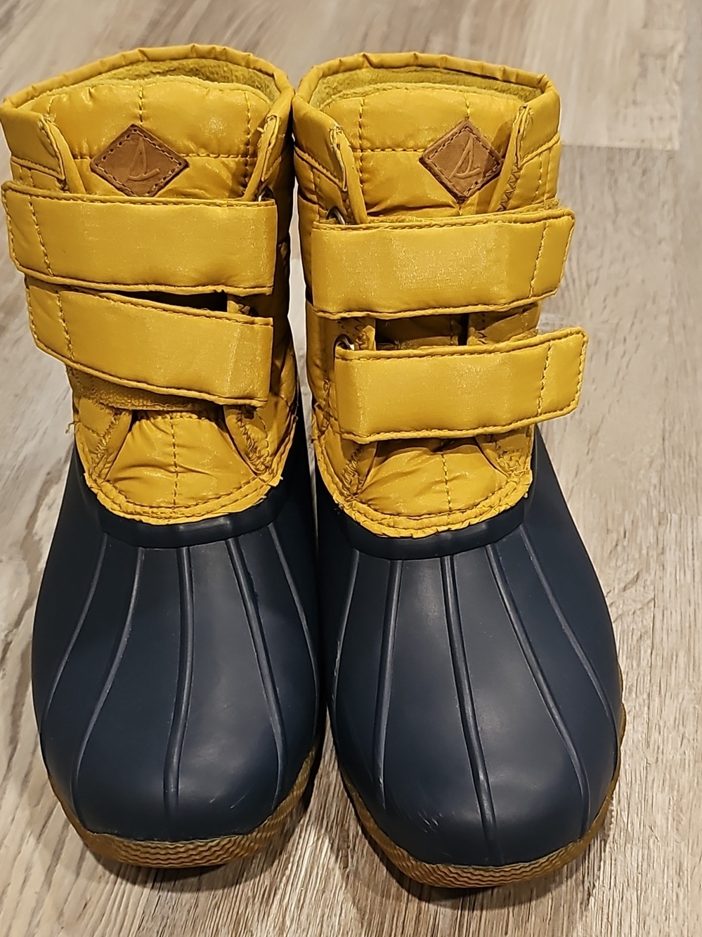 Sperry Yellow Quilted Womens Winter Duck Boots